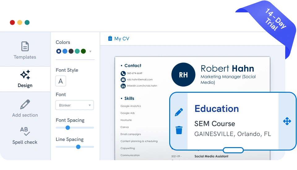 Try our ATS Resume Checker