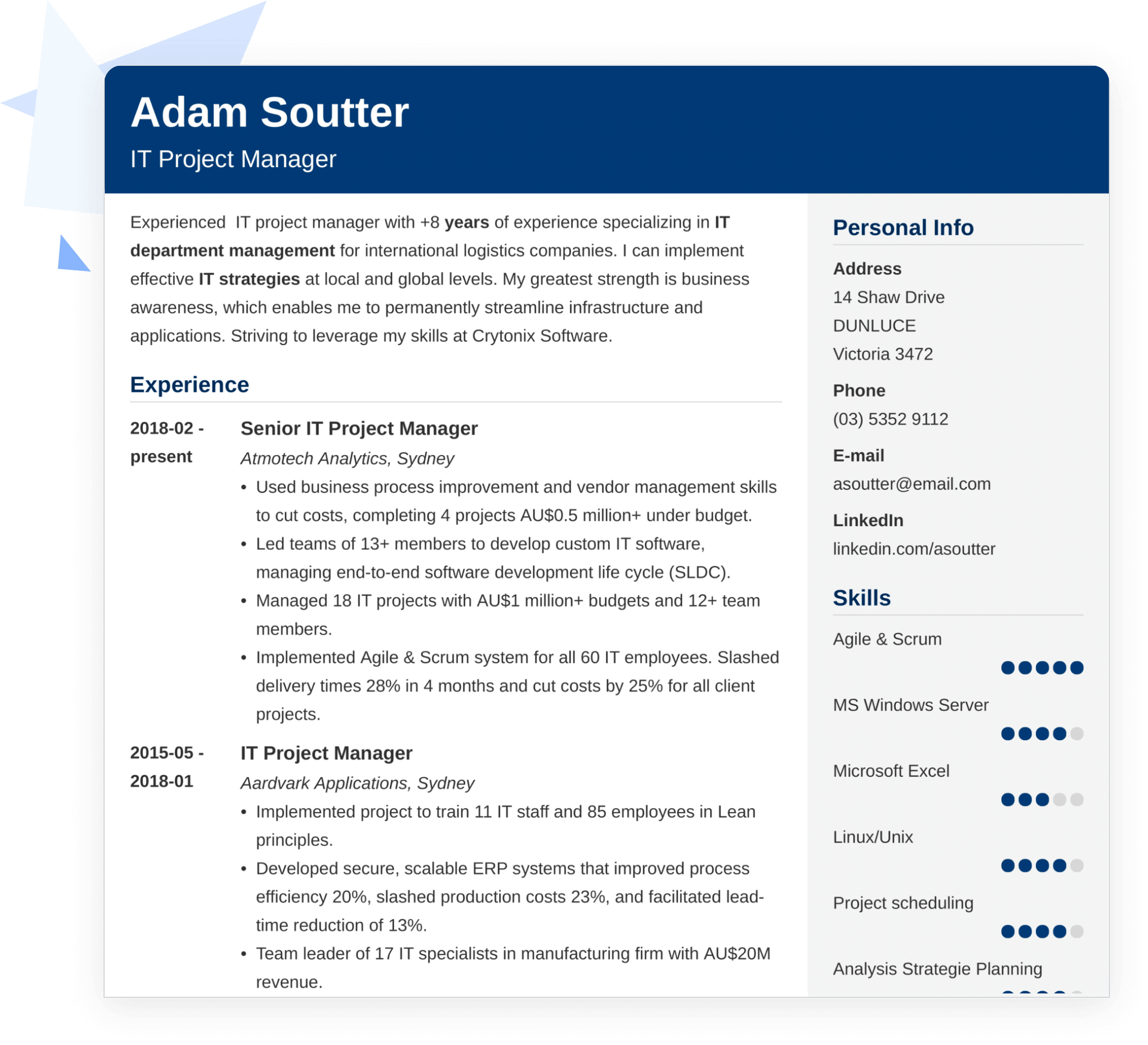 Online Resume Builder Create A Professional Resume For Free