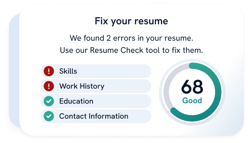 Try our ATS Resume Checker