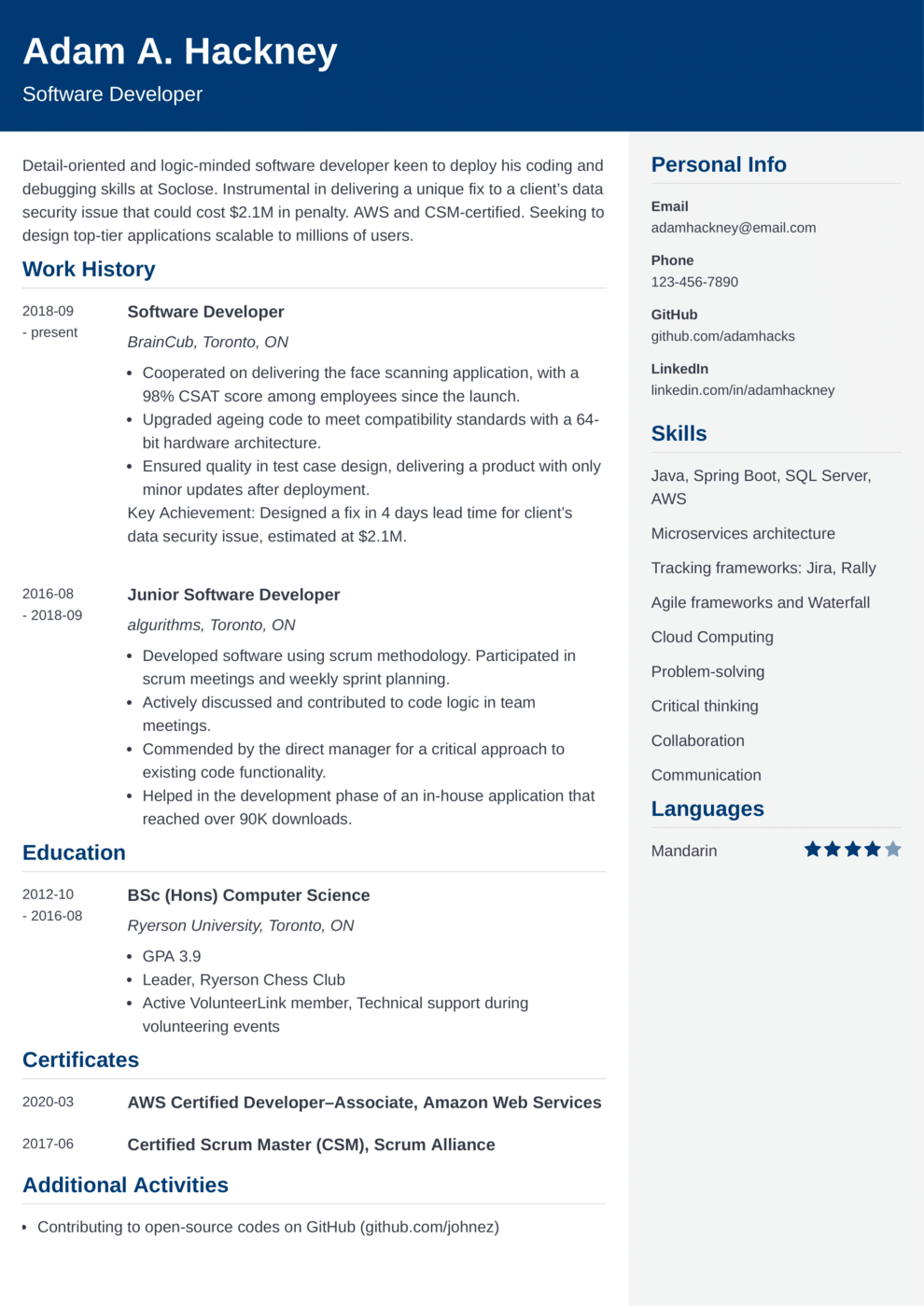 Online CV Maker: Make a Good CV With an Online CV Builder