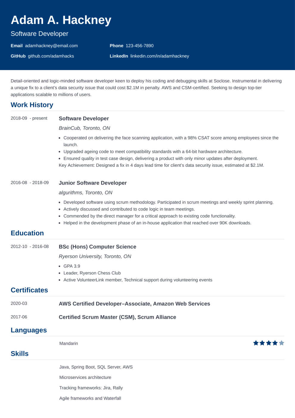 Online CV Maker: Make a Good CV With an Online CV Builder