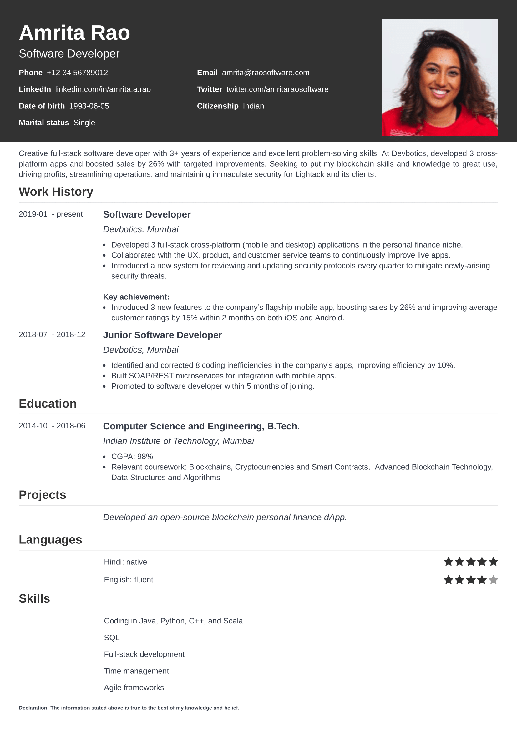 Free Online Cv Maker: Create A Successful Cv In Our App