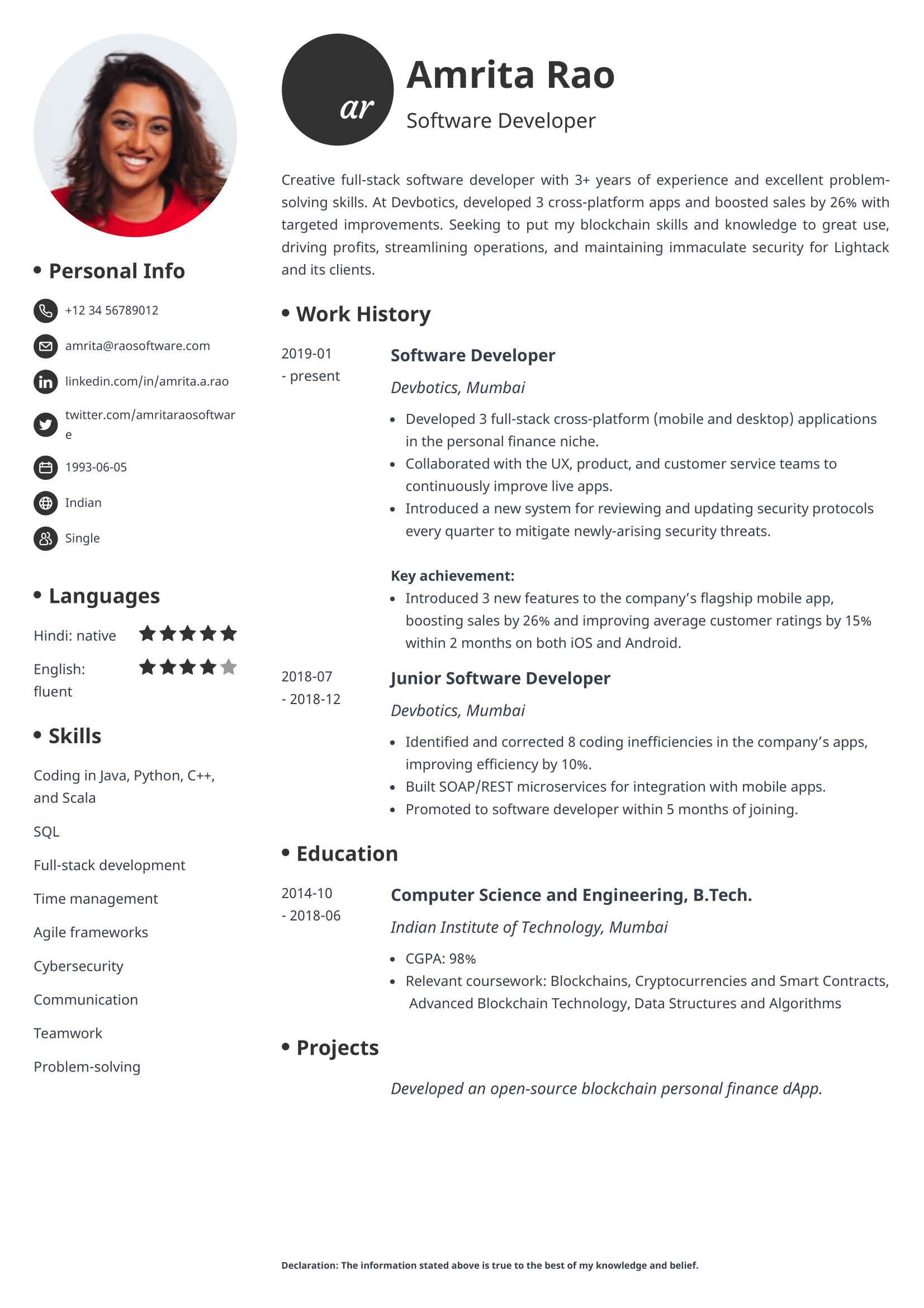 Free Online CV Maker: Create a Successful CV In Our App