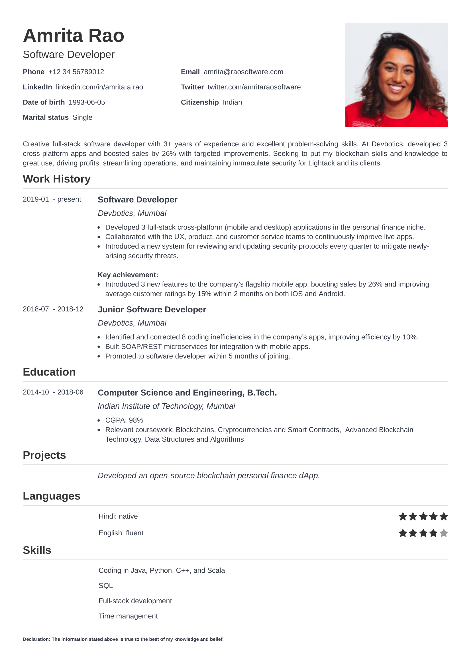 Free Online Cv Maker: Create A Successful Cv In Our App