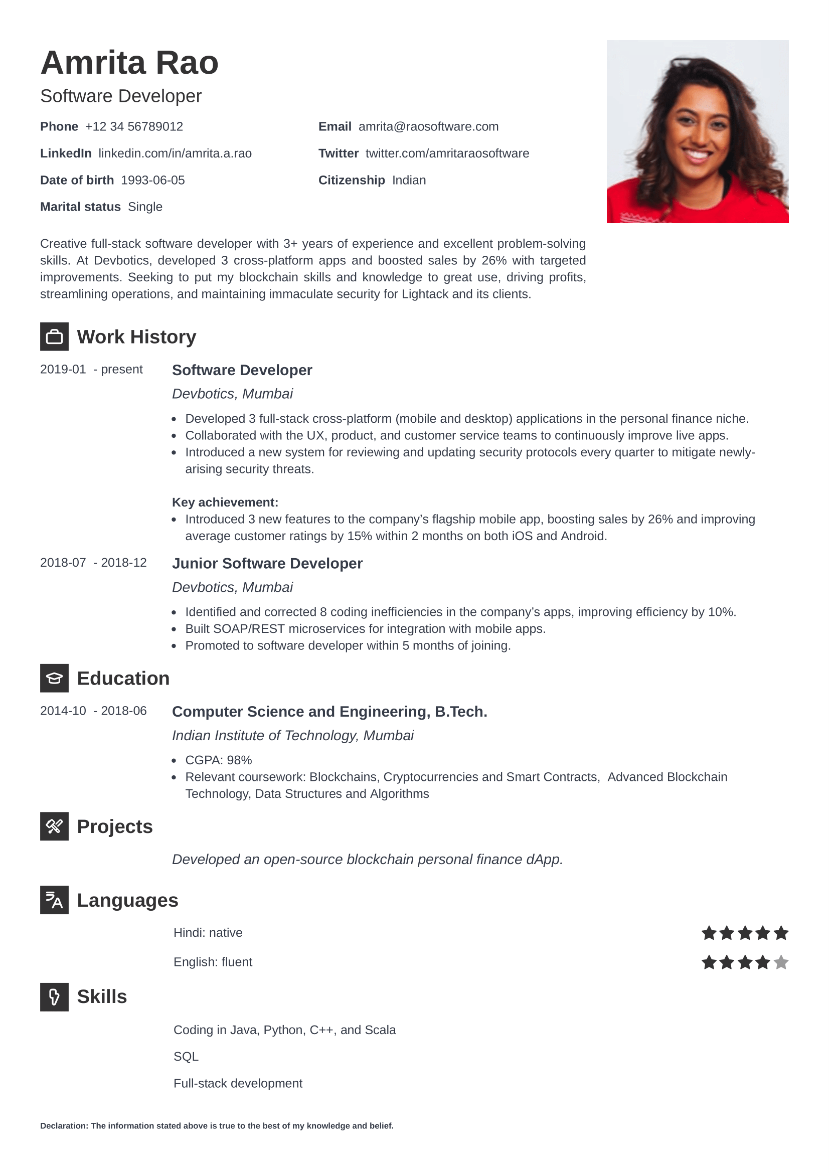 Free Online CV Maker: Create a Successful CV In Our App