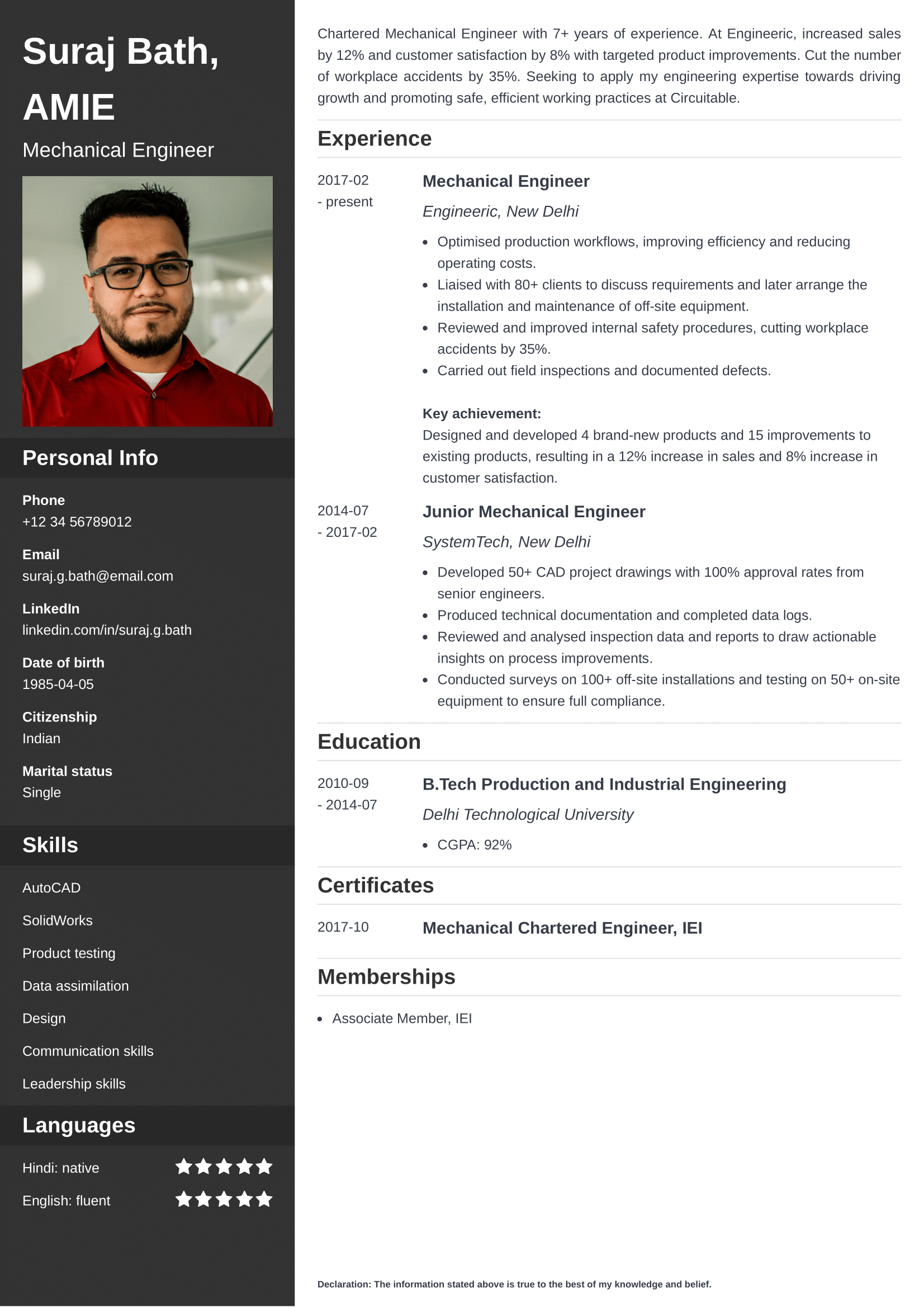 resume maker online simple