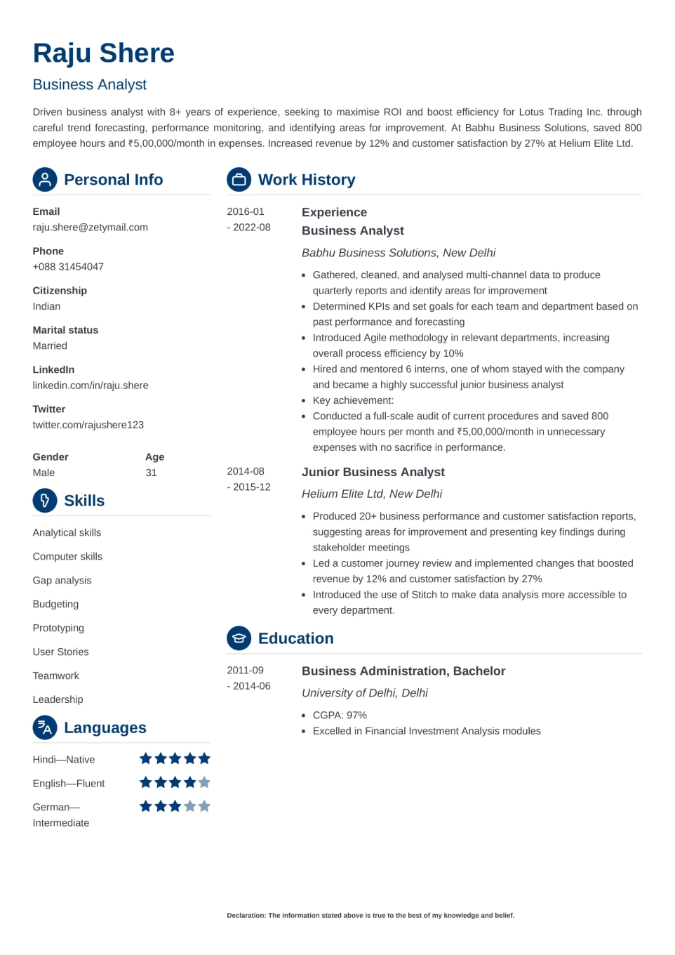 Online Resume Maker: Build a Professional Resume in Minutes
