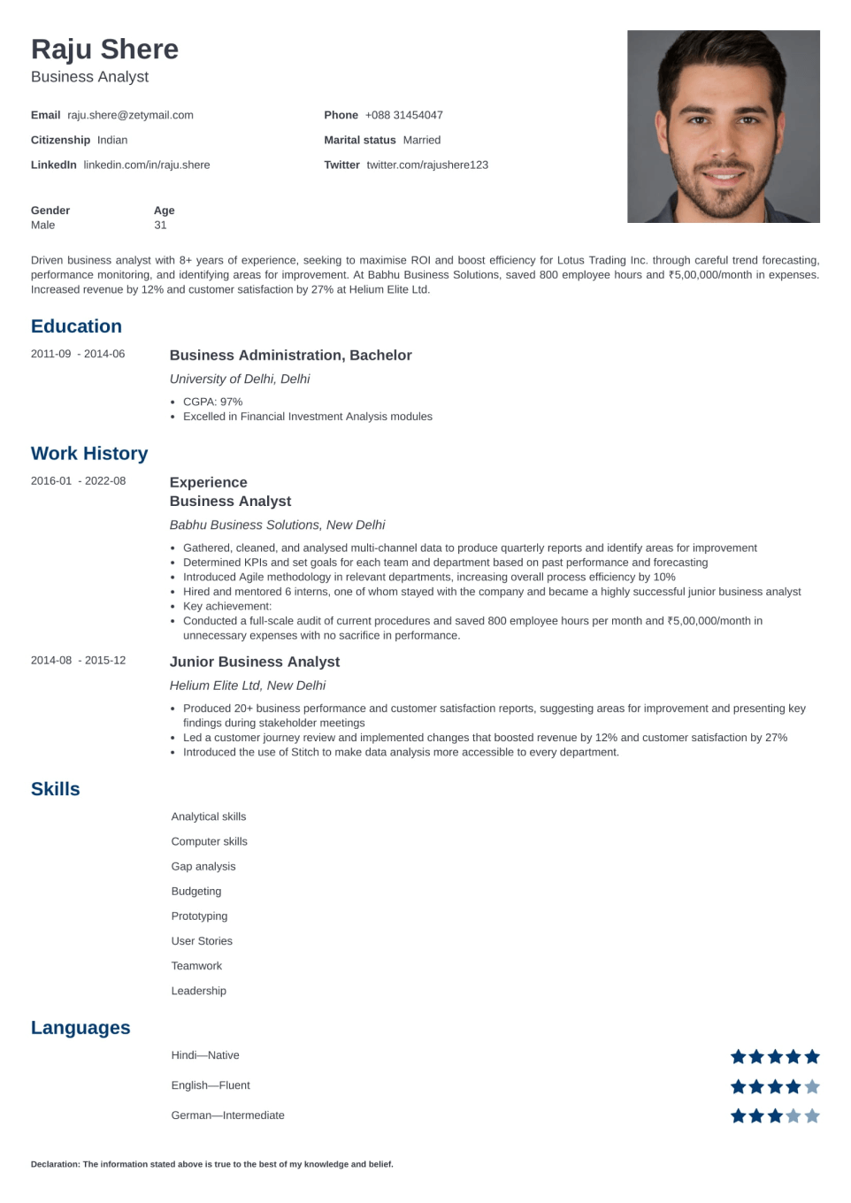 Online Resume Maker: Build a Professional Resume in Minutes