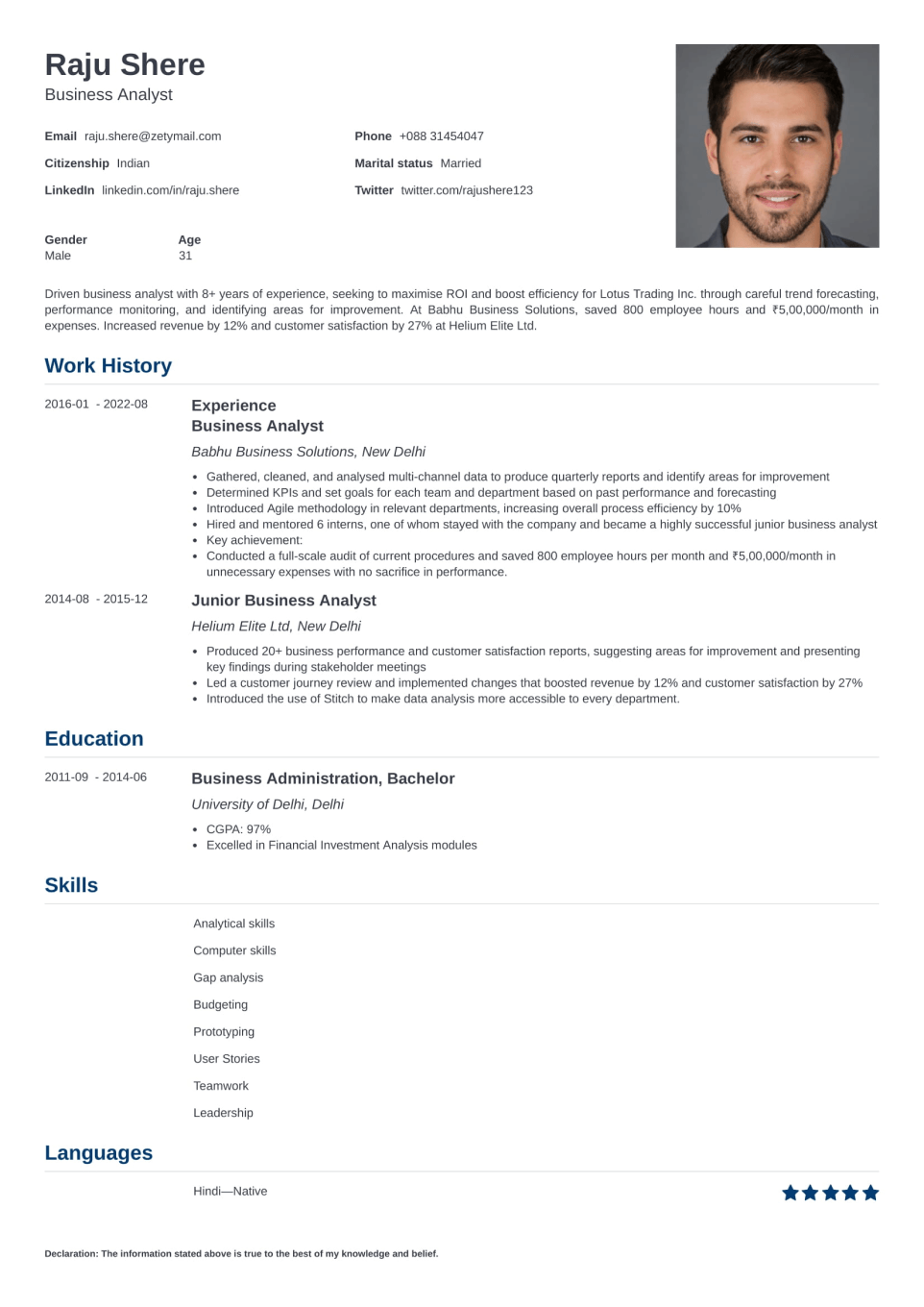 Online Resume Maker: Build a Professional Resume in Minutes