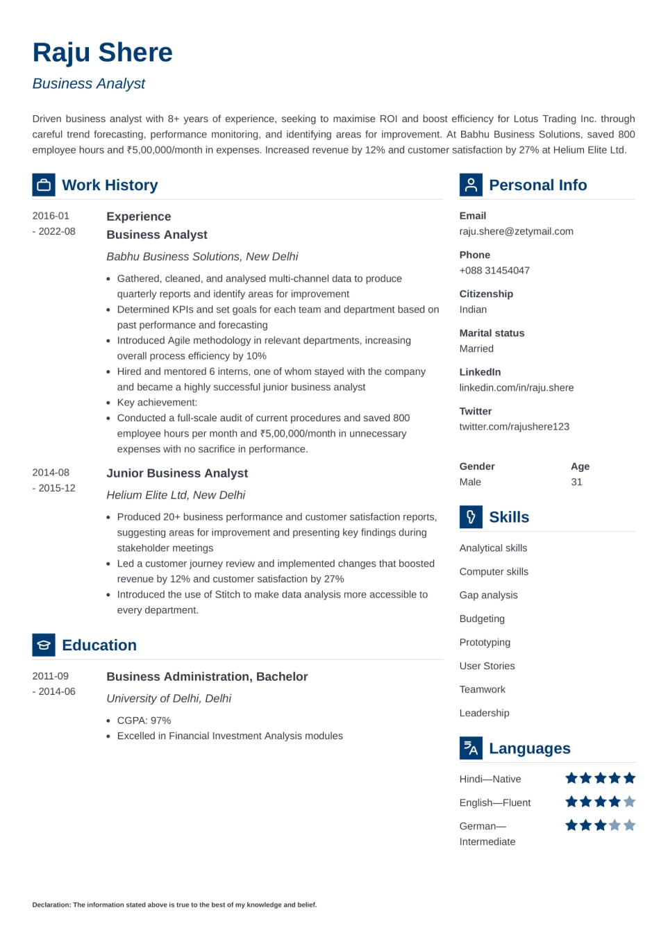 Best Online Resume Builder (Free to Try)