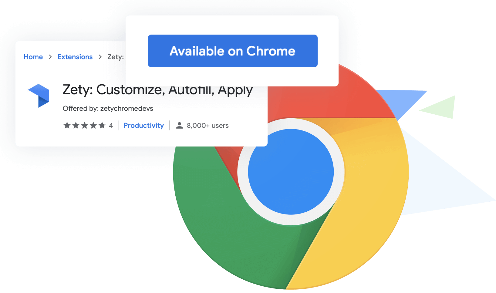 Zety Chrome free extension