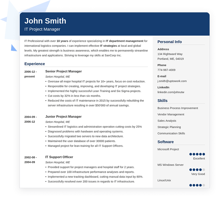 Free CV Builder: Make Your CV Online Quickly (18 Templates)