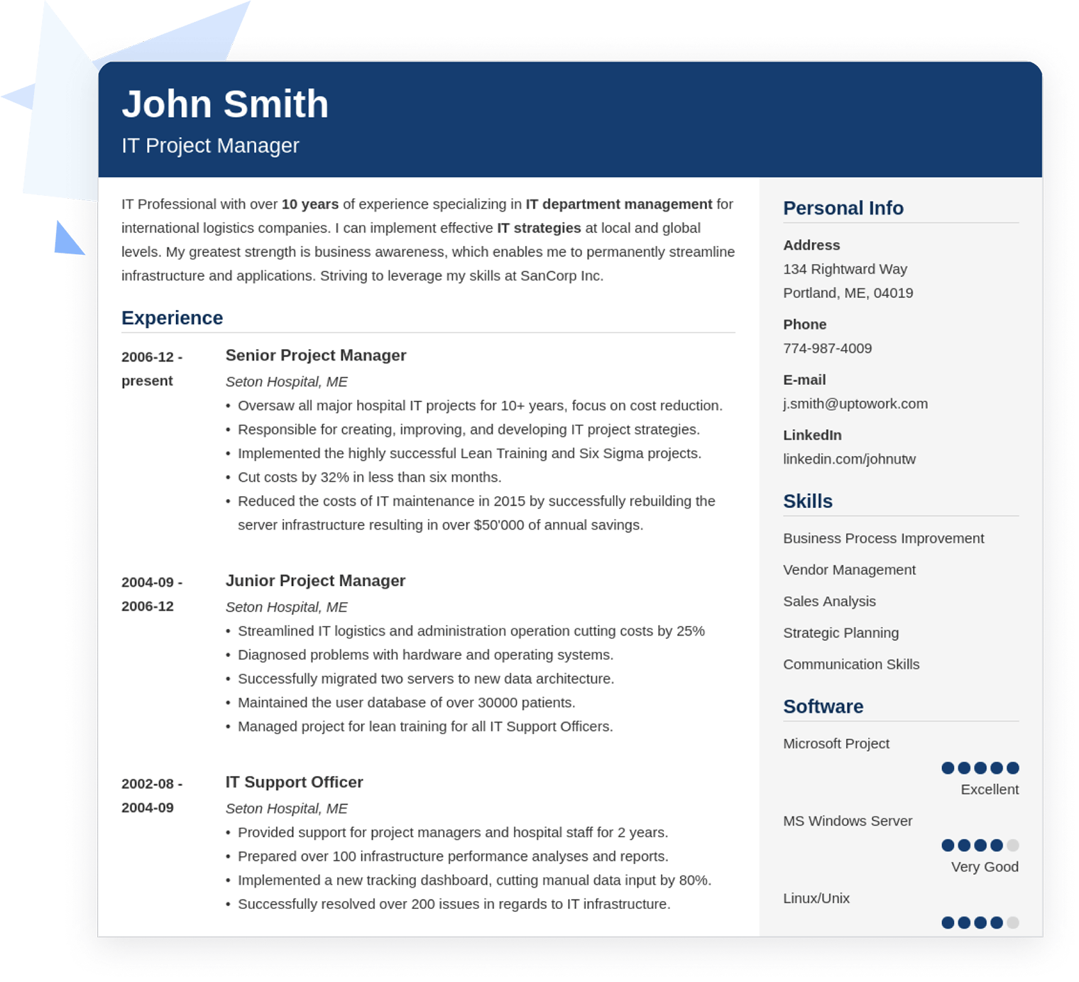 Free Resume Builder Create A Resume Online Fast Easy