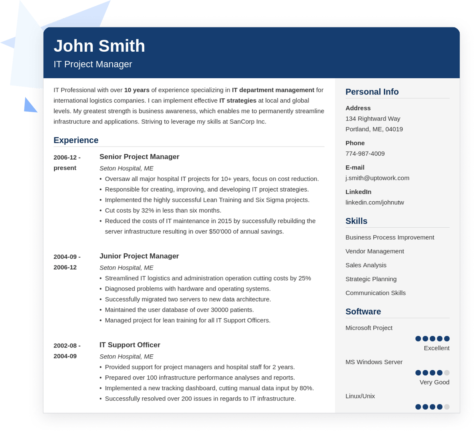 fast resume maker