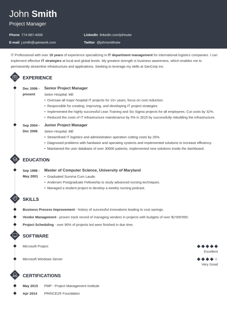 resume-builder-template-diamond