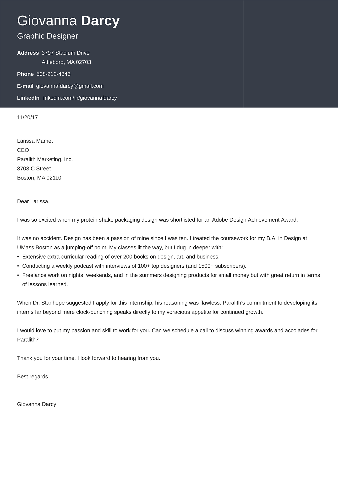 Sample Cover Letter For College Student from cdn-images.zety.com