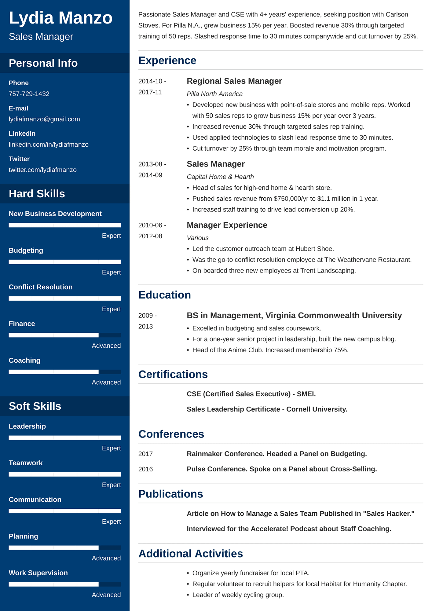 Resumes  Career & Internship Services