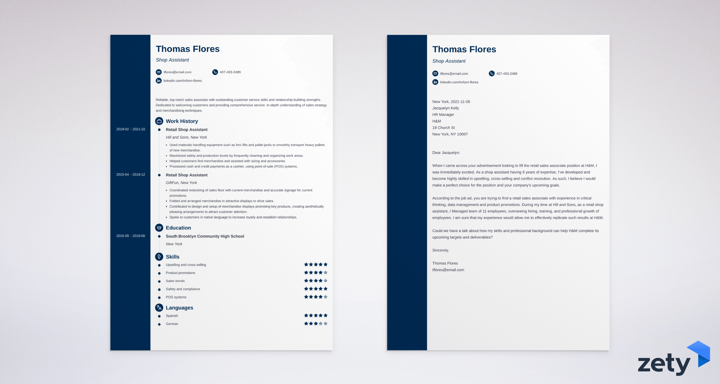 Zety Cover Letter Example