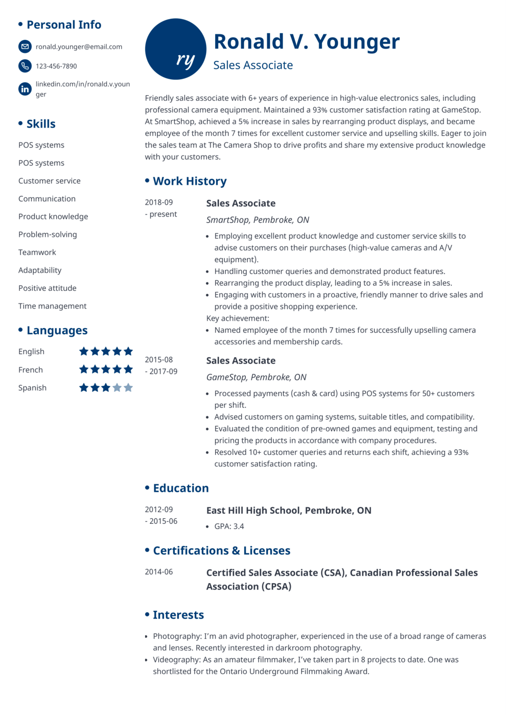 Zety: Resume & Cover Letter Tools for Job seekers in Canada