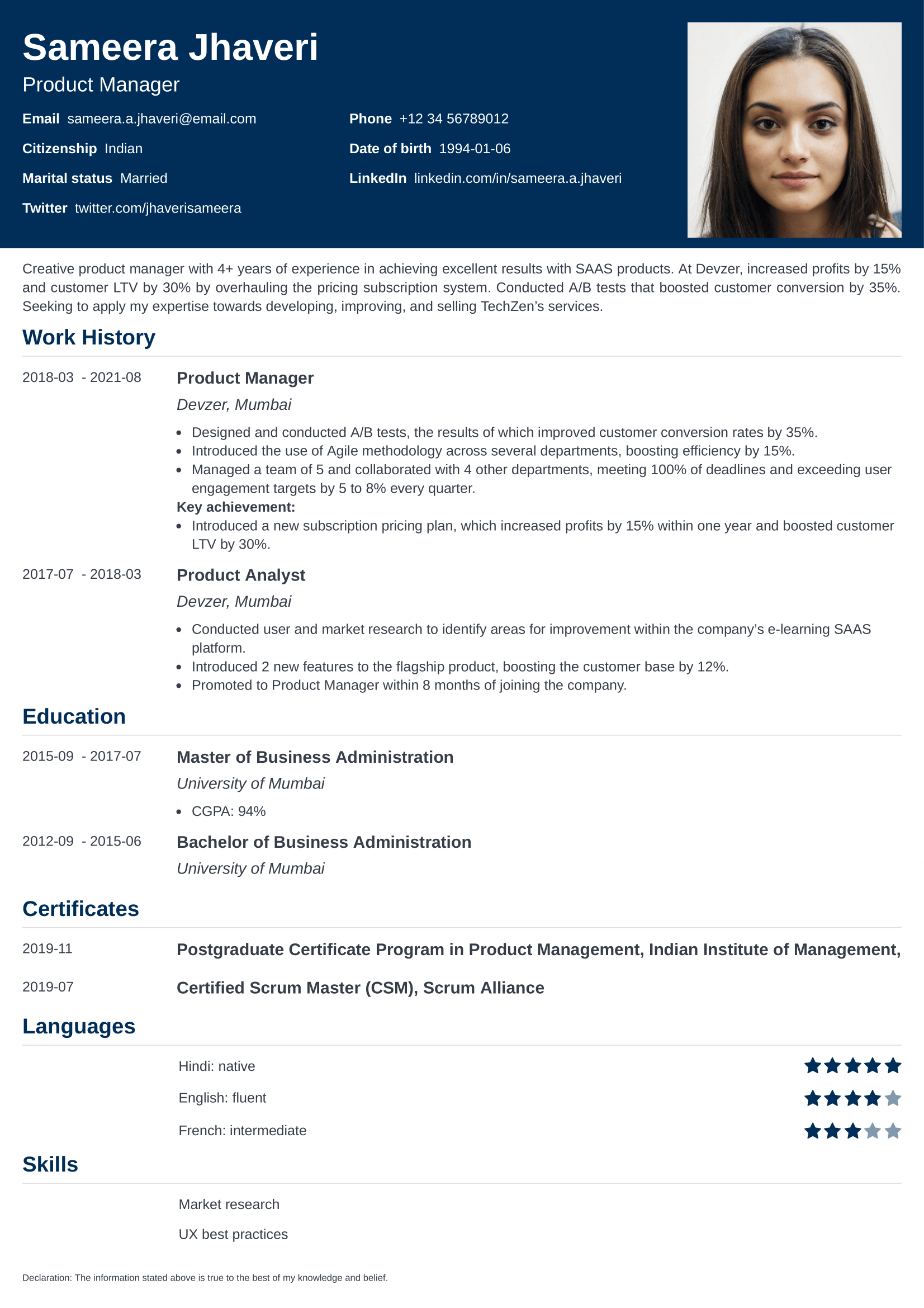 Zety Resume Cover Letter Tools For Job Seekers In India