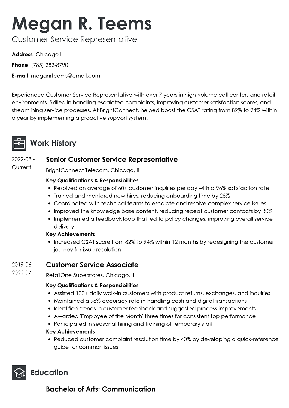 Professional Resume Template Newcast