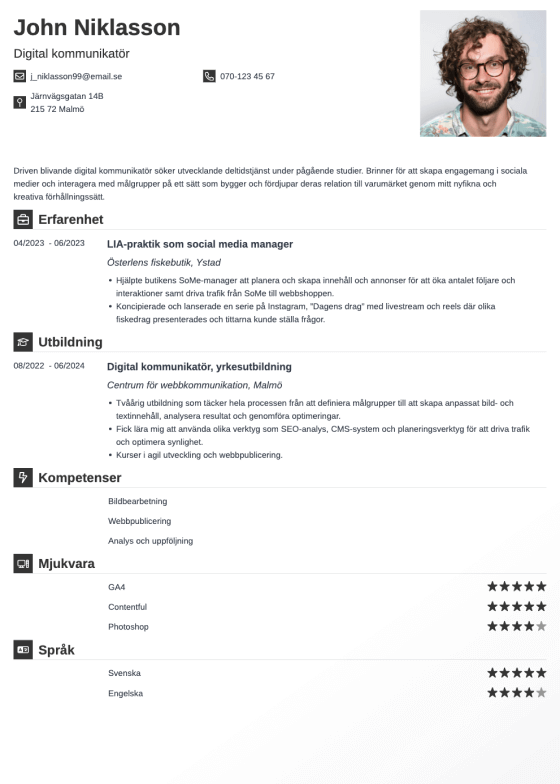 Skapa CV online med det bästa CV-verktyget | Zety