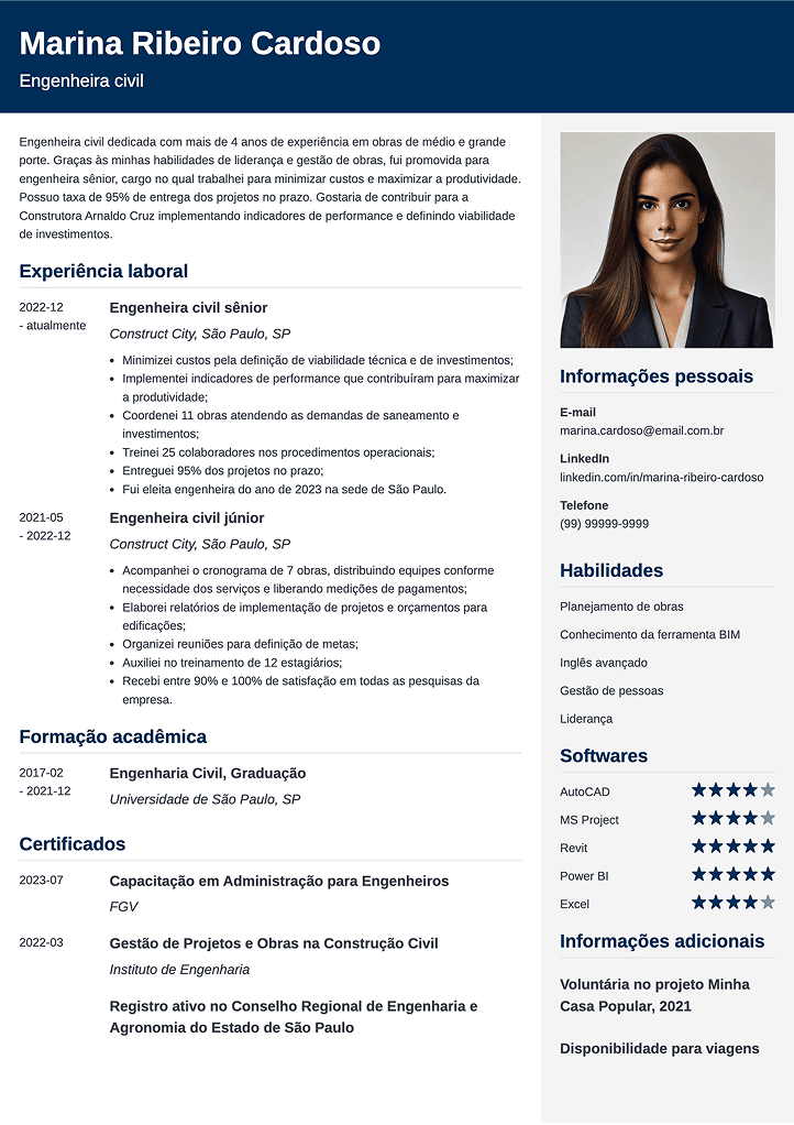 currículo pronto para preencher, imprimir e fazer download