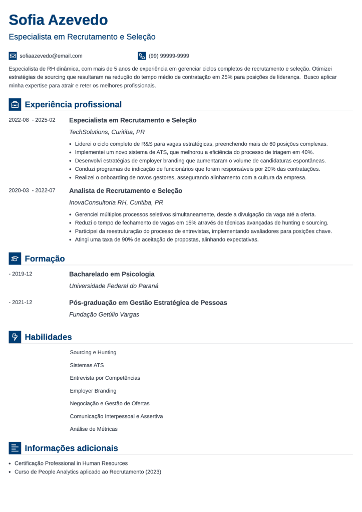 modelo de cv básico online