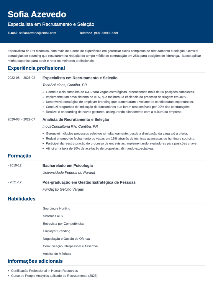 currículo básico preenchível