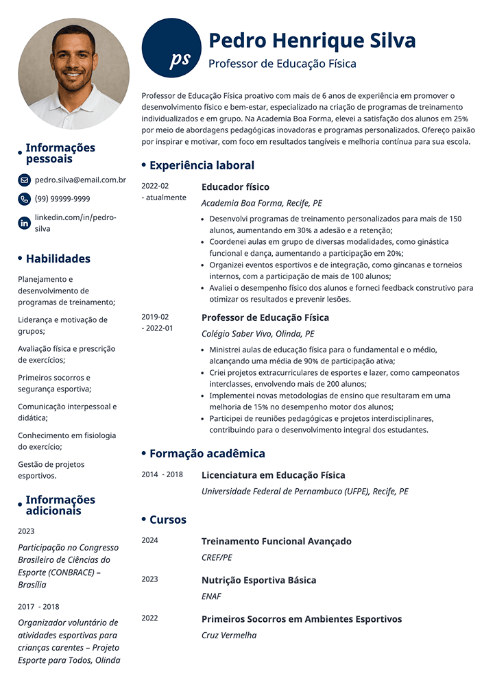 CV profissional