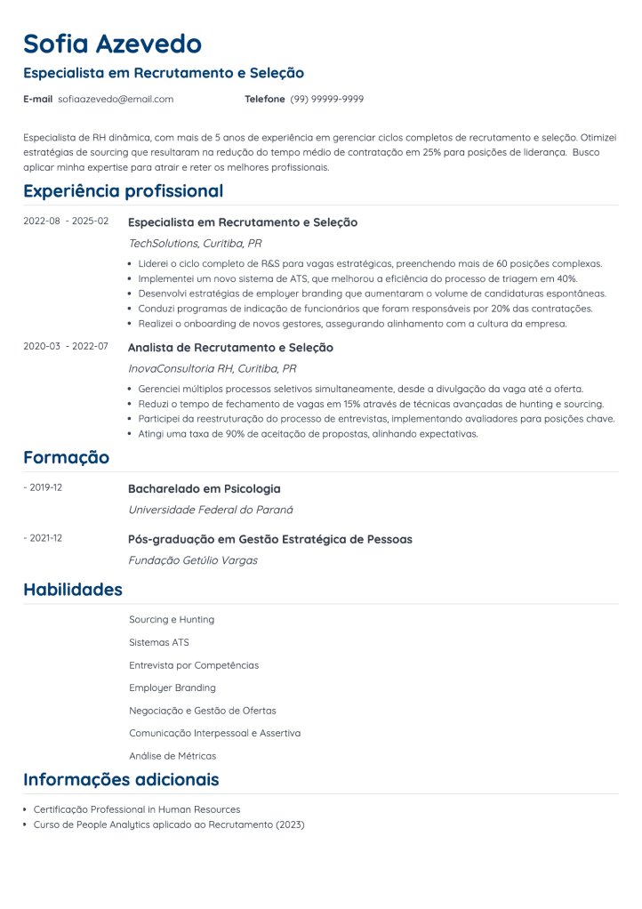 currículo básico modelo online