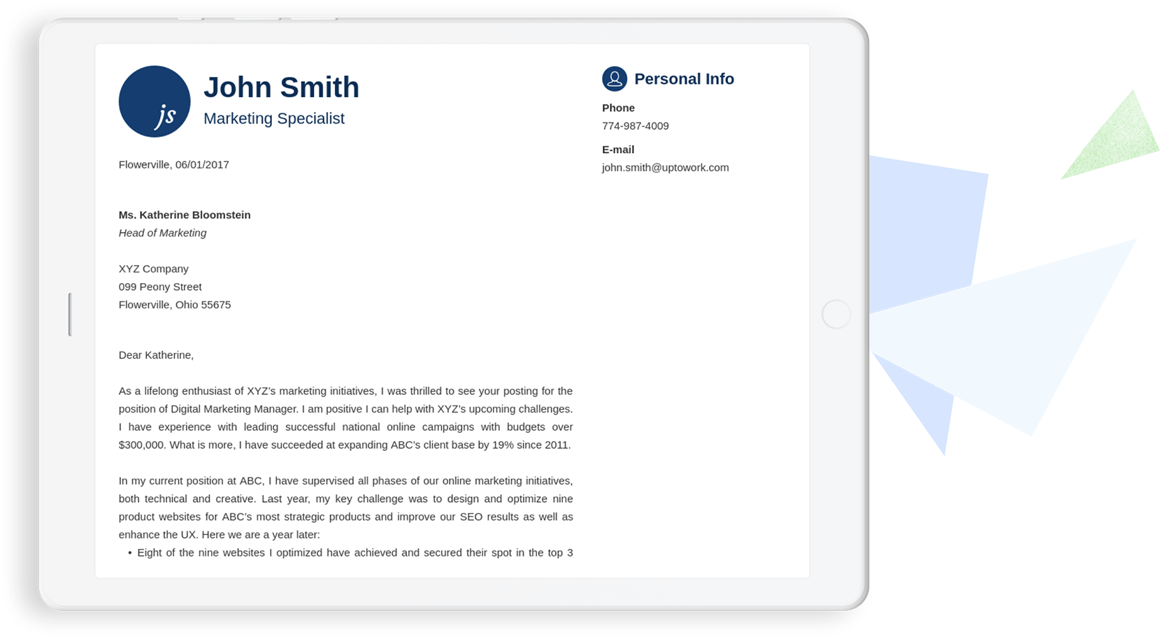 Creative Cover Letter Template from cdn-images.zety.com