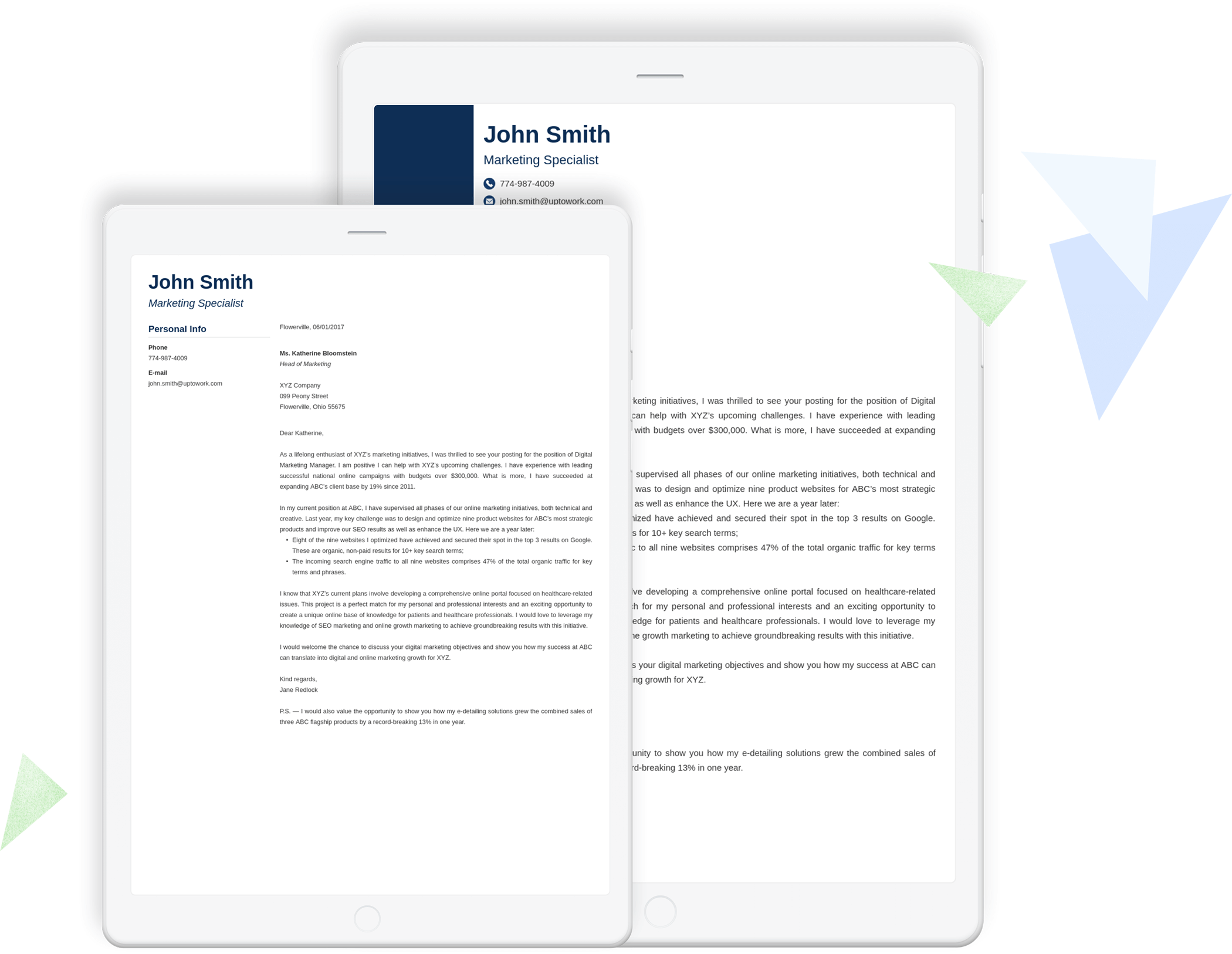 20 Cover Letter Templates To Download Free For Your Resume