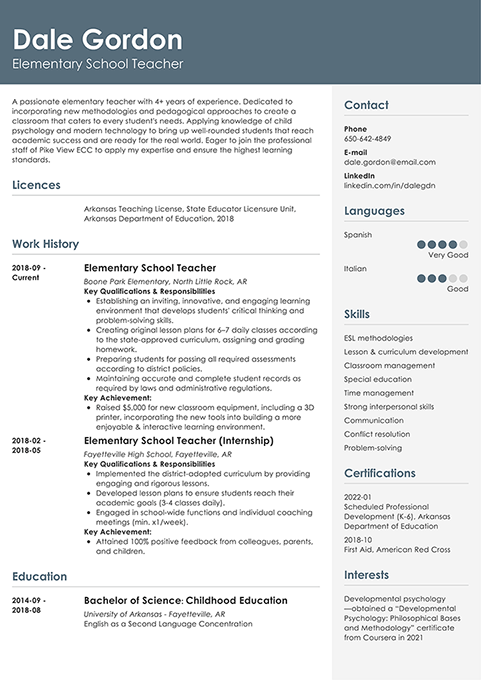 Resume Templates to Download and Print