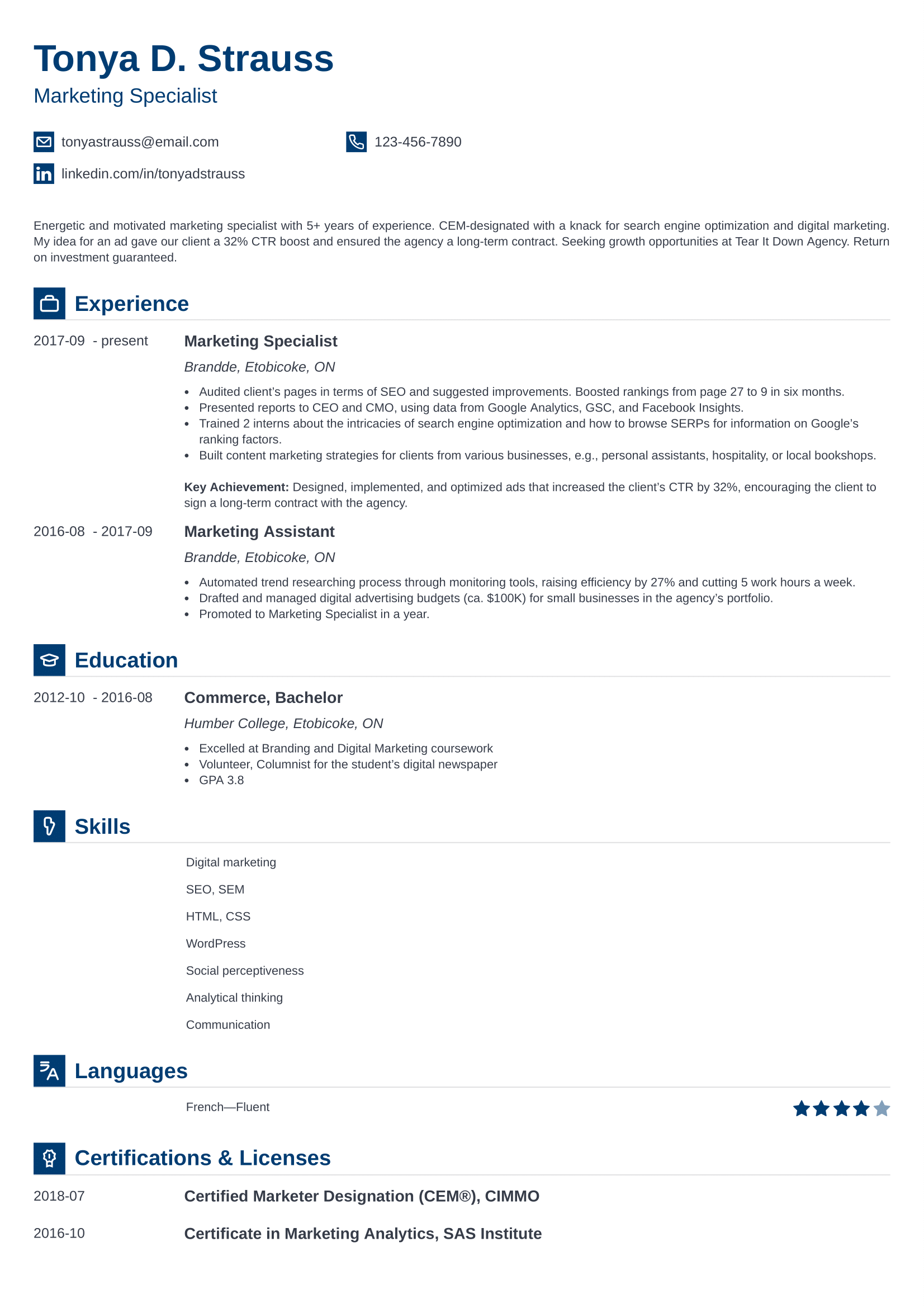 18 Professional CV Templates to Download in PDF or Word