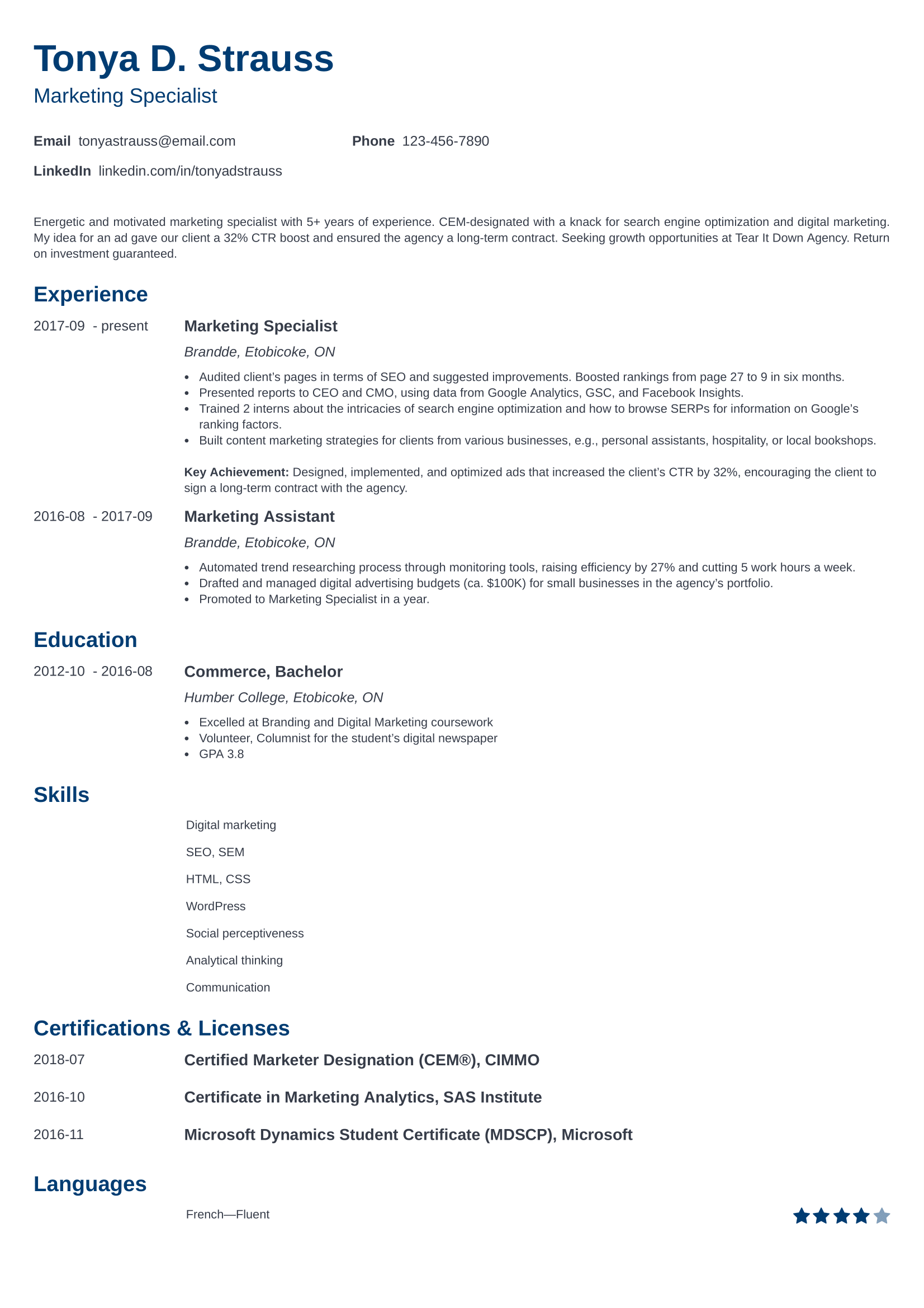 18 Professional CV Templates to Download in PDF or Word