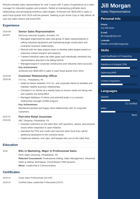 Complete Cv Examples The Best CV Templates to Download in 2026