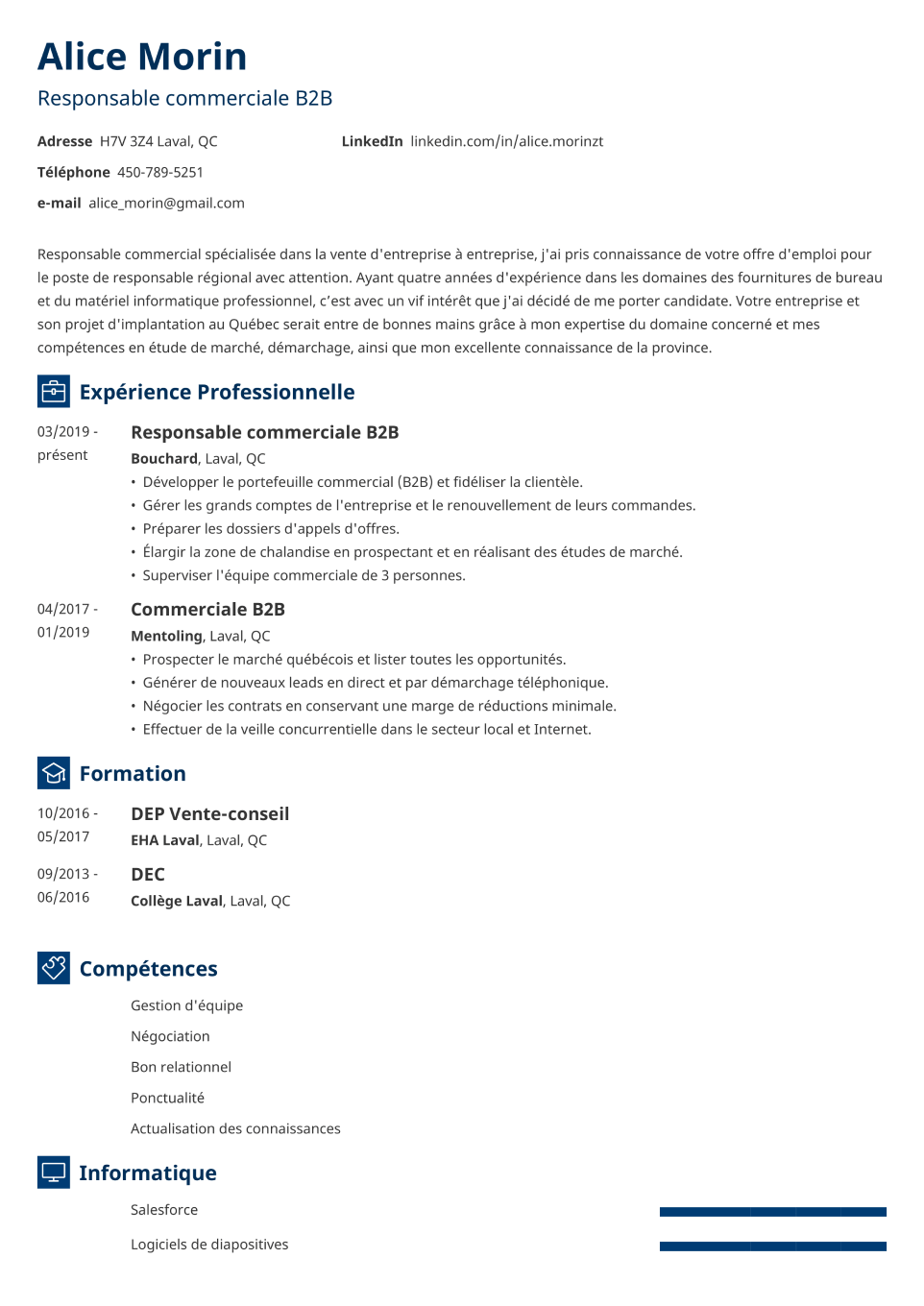 CV Template Newcast