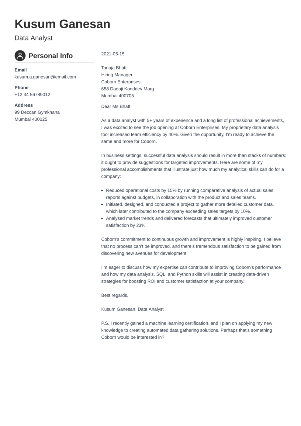 18 Cover Letter Templates to Download in PDF Or Word Format