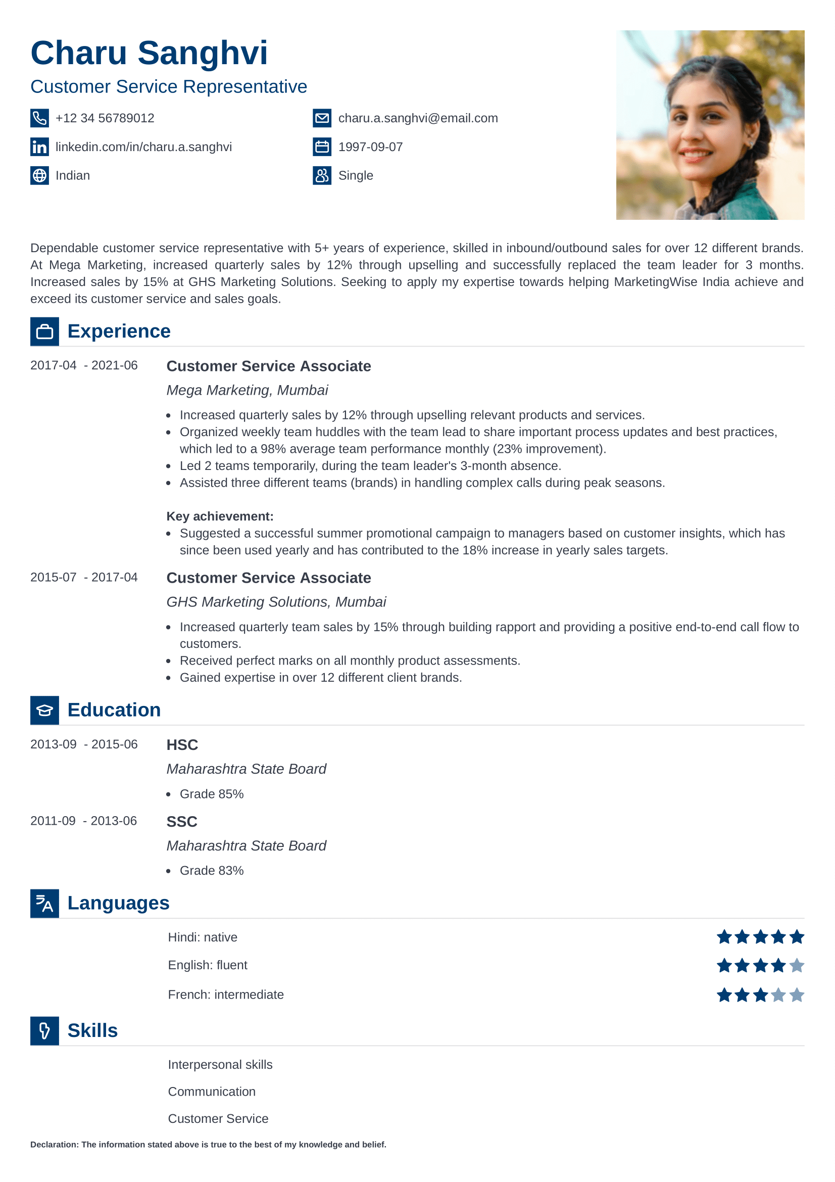 20+ Professional Resume Templates & Free Template to Use