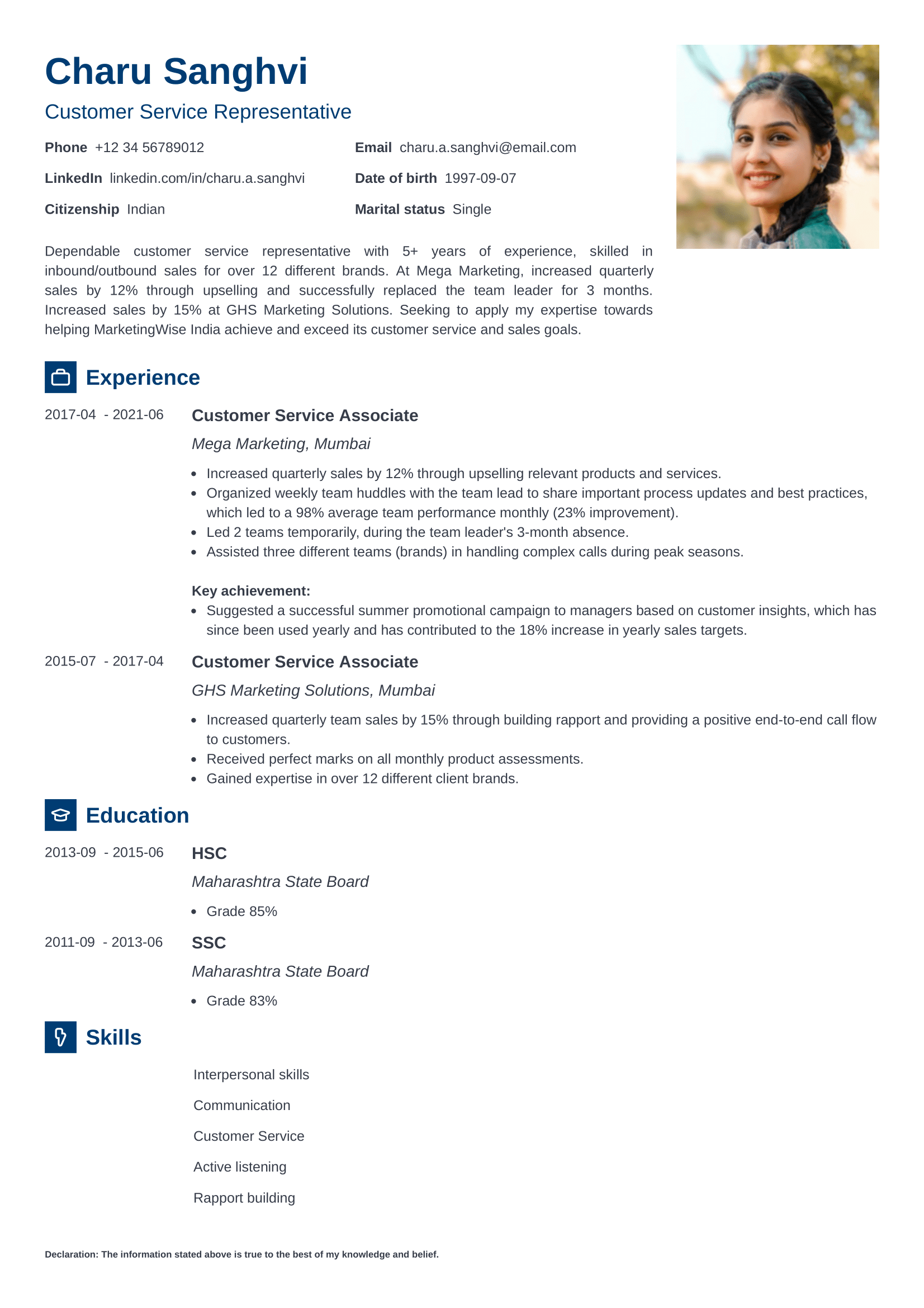 Resume Templates Tailored to the India Job Market