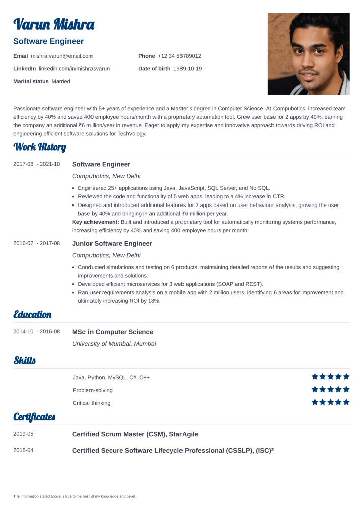 Resume Templates to Download and - Resume Template Valera@2x 