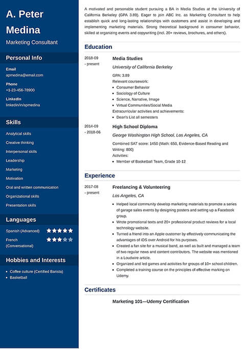 Resume Templates to Download and Print