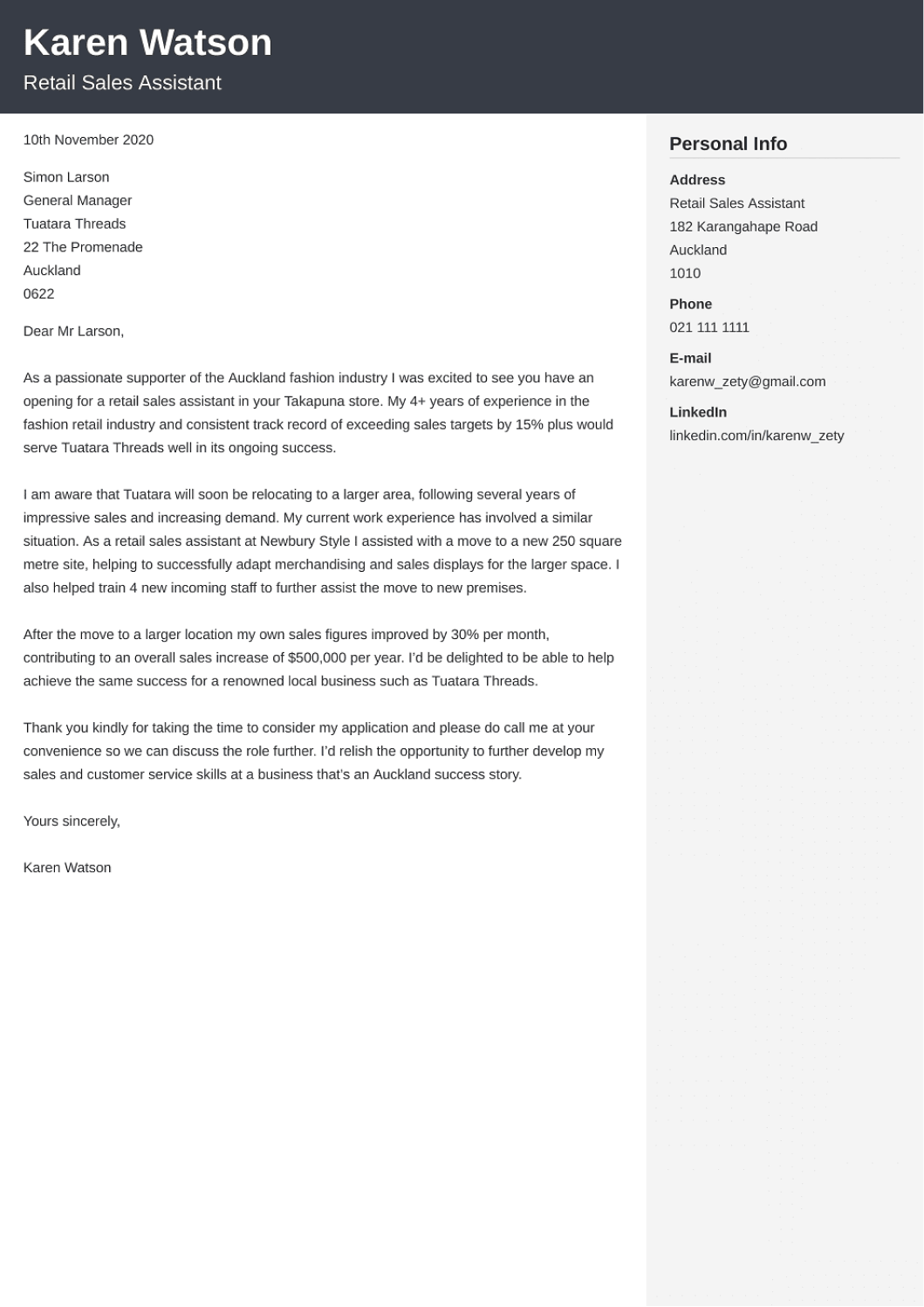 Professional cover letter Template Cubic
