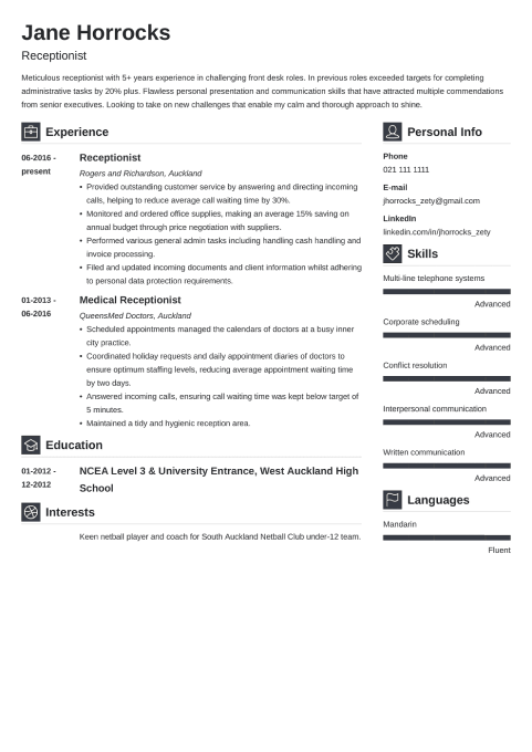 18 Professional CV Templates For NZ to Fill In & Download