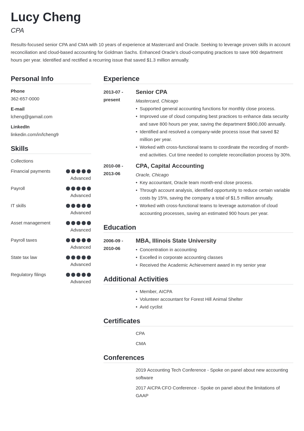 quick resume maker