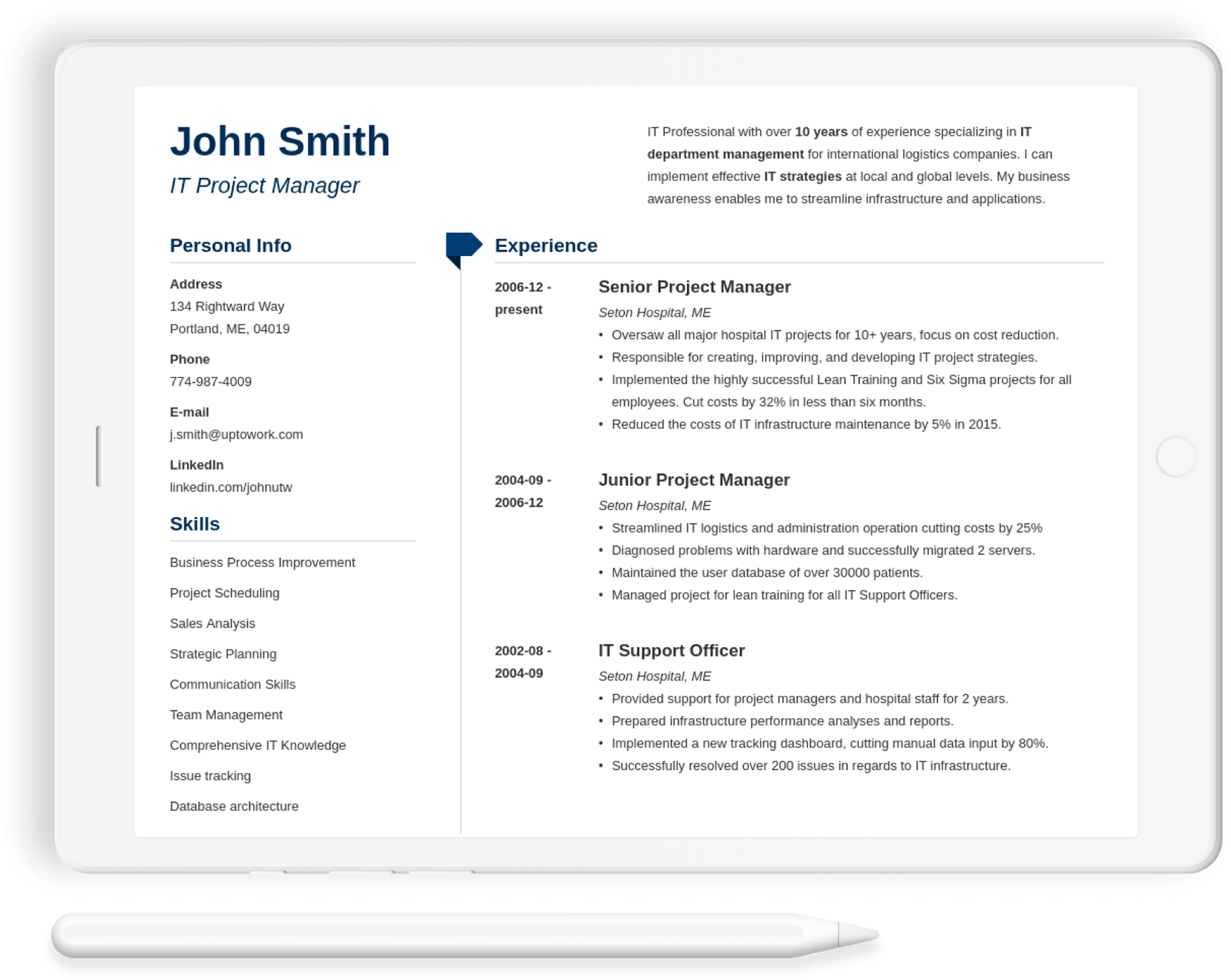 Build a resume that gets you hired