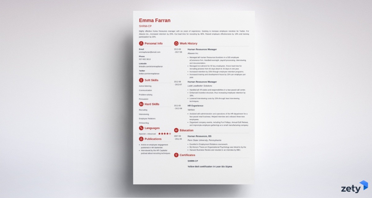 resume design crisp