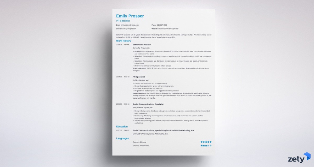 resume templates concept