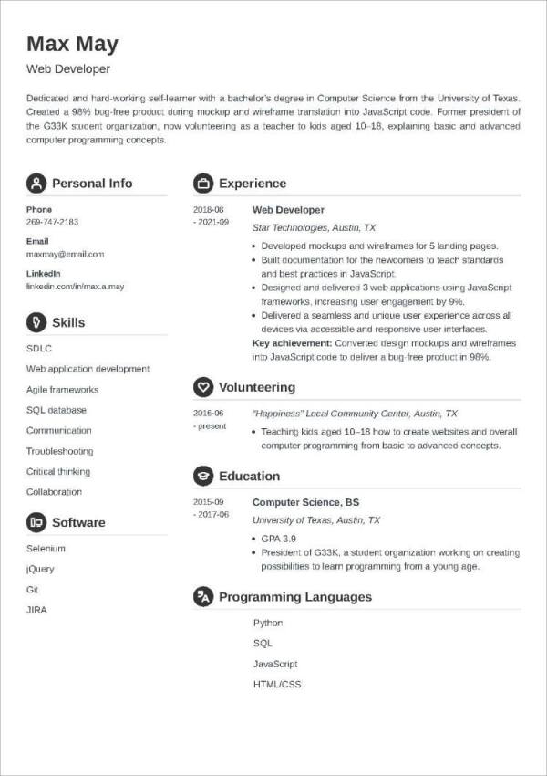 pdf word resume crisp
